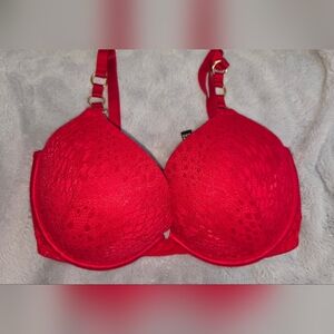 Victoria's Secret Vibrant Red Lace Bra